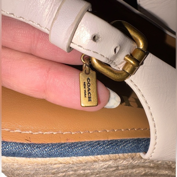 Coach Hadley Espadrille Wedge Sandals Women's 6B - Picture 7 of 10